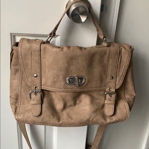 New York & Company Tan Cross Body Bag